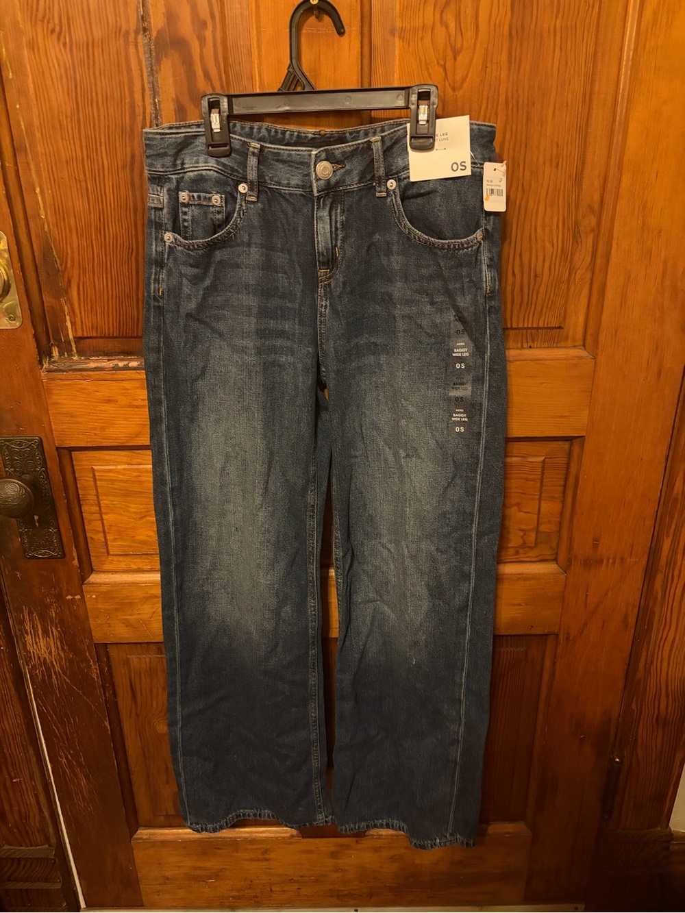 NWT Aeropostale Women’s Dark Blue Relaxed Straight Jeans
